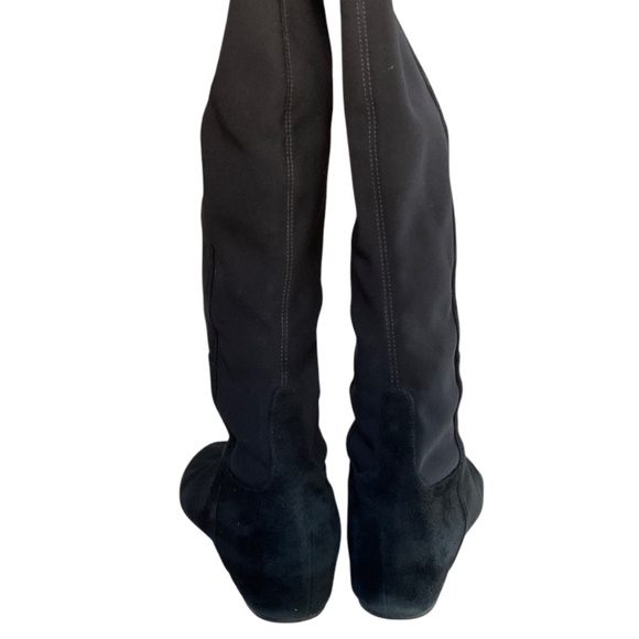 Stuart Weitzman Lander 5050 Suede Over Knee Boots - Picture 9 of 12